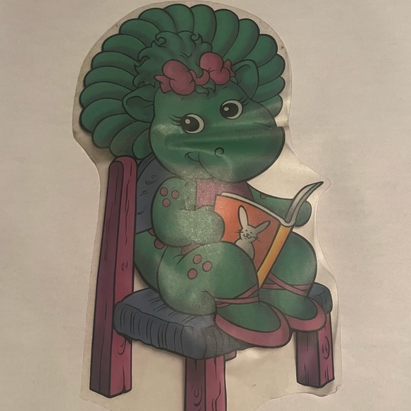 Barney and Friends Baby Bop 90’s Window Cling - Picture 2 of 8